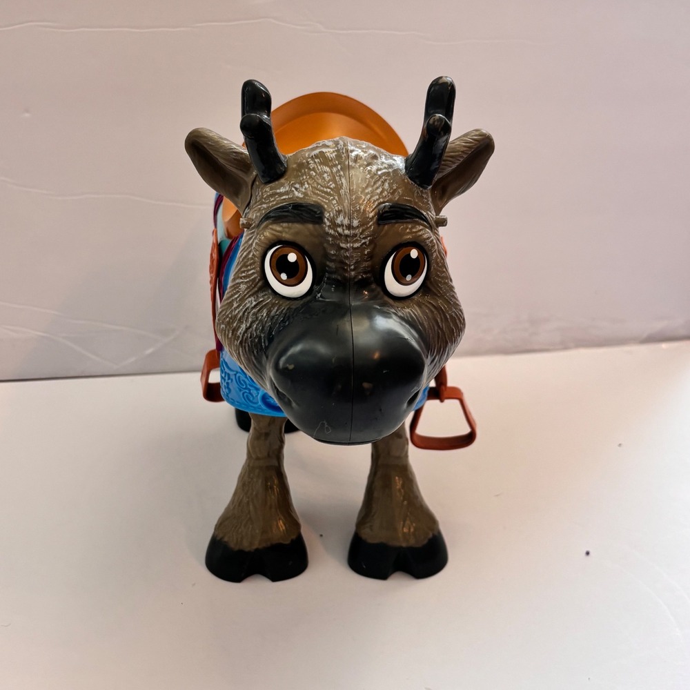 Disney Frozen Sven Reindeer Figure with Saddle‎ and Harness 8 Inch Toy